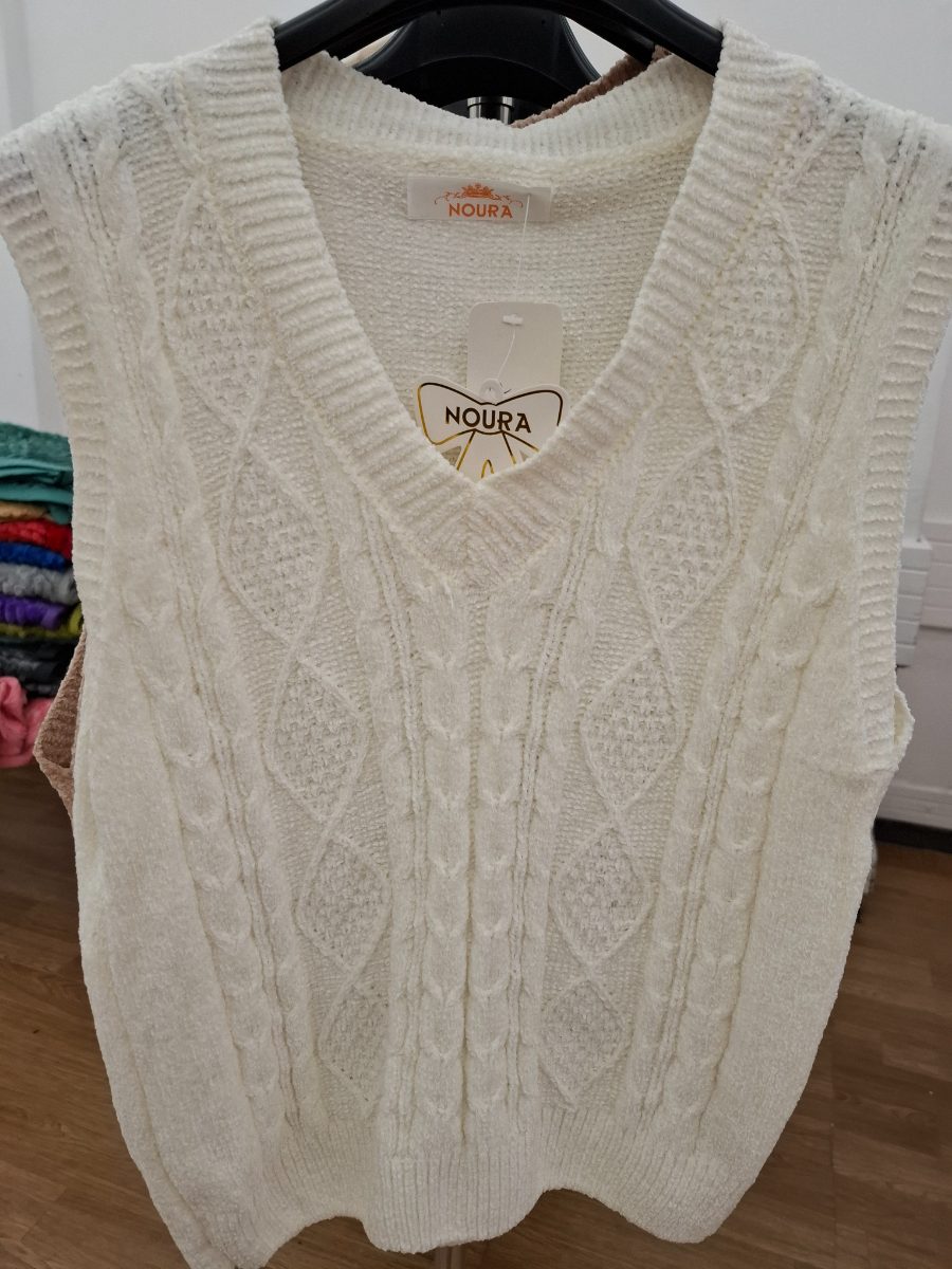 CHALECO CHENILLE