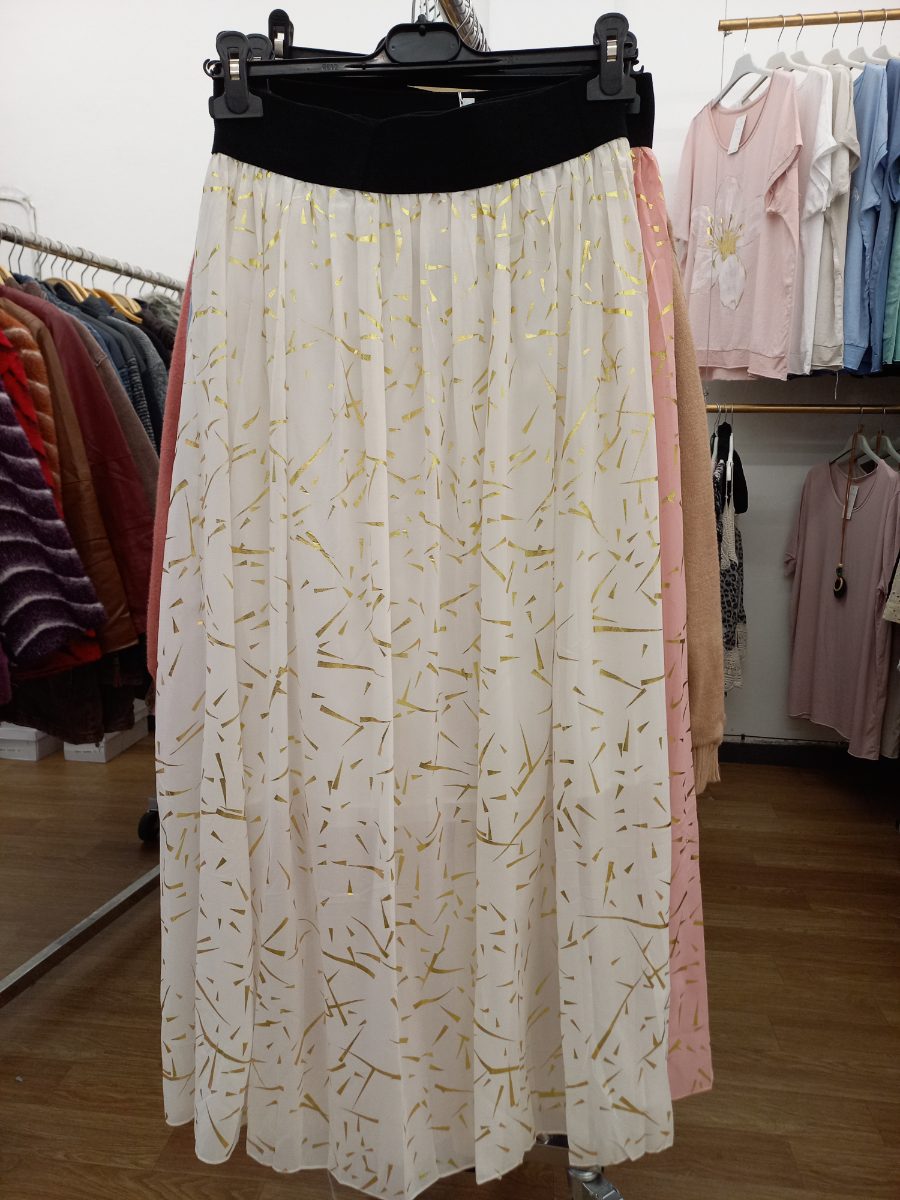 POLLERA BRILLOS