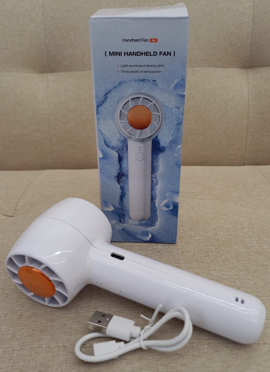 VENTILADOR MANUAL CARGA USB