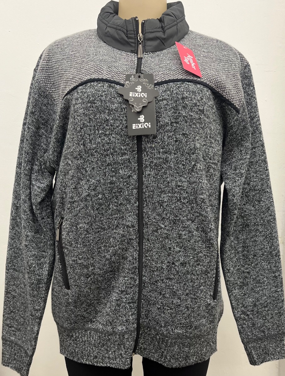 CAMPERA TEJIDA FORRADA PELO